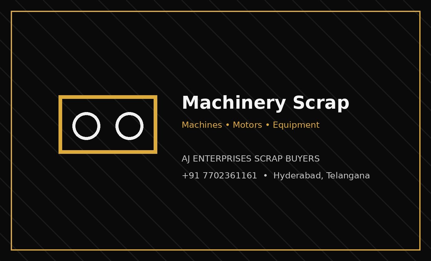 Machinery Scrap Buyers