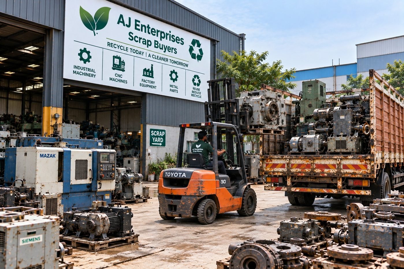 Machinery Scrap Buyers category in Hyderabad