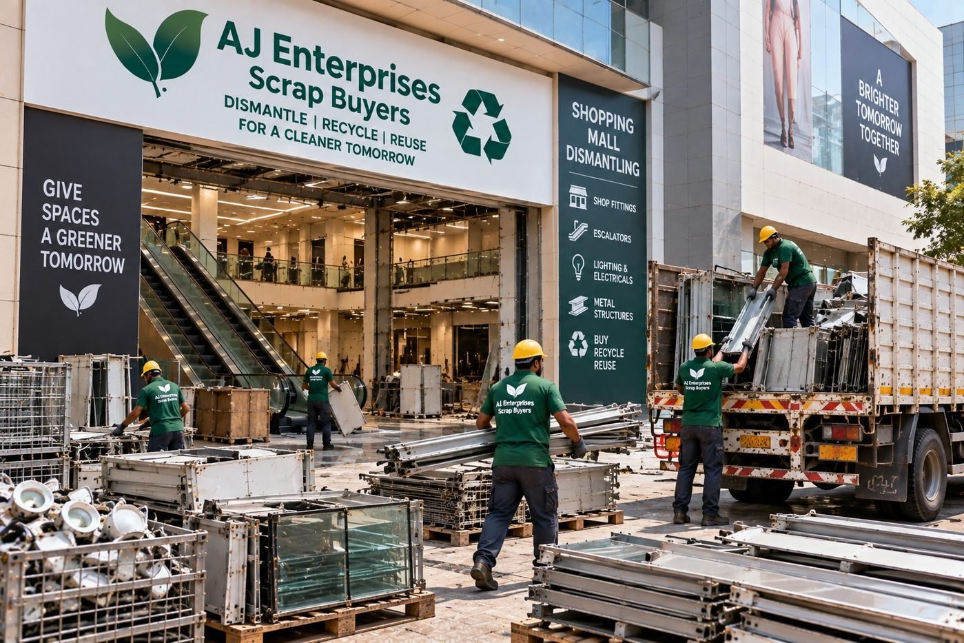 Shopping Mall Dismantling in Hyderabad